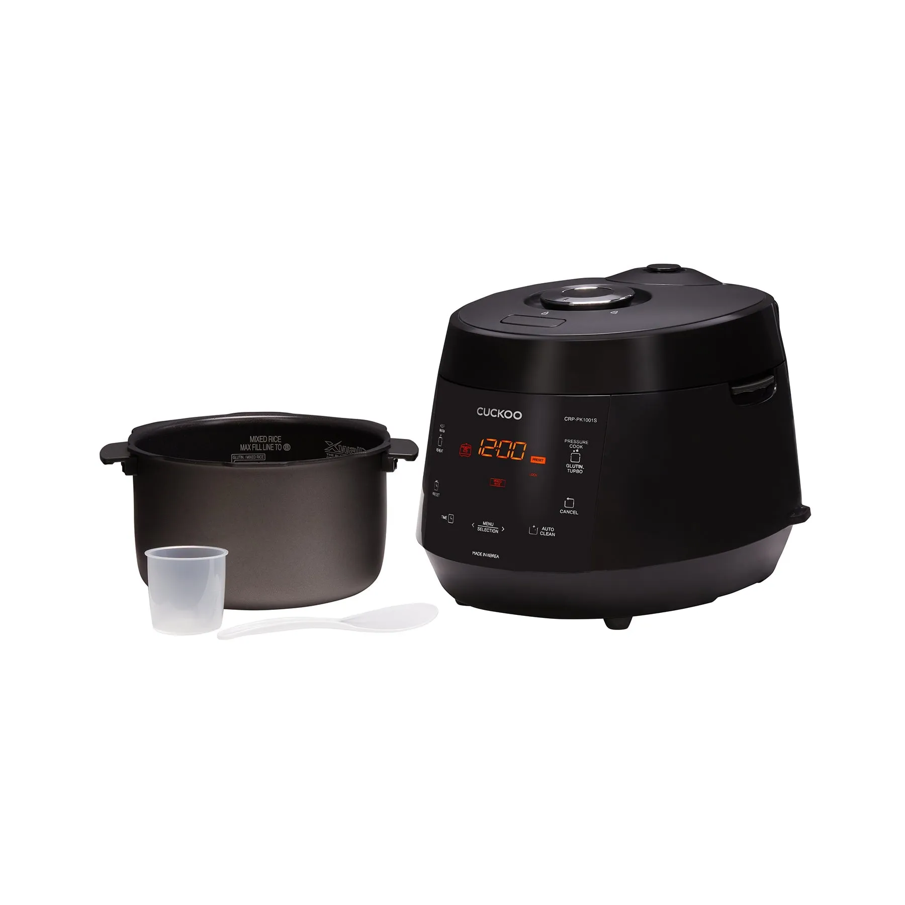 10-Cup HP Pressure Rice Cooker (CRP-PK1001S), Non-Voice Guide