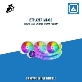 1STPLAYER MT360 INFINITE SPACE LIQUID CPU COOLER (WHITE)