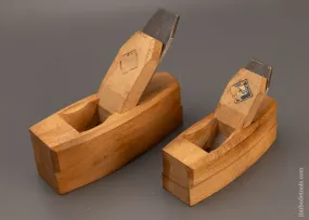 2 Crisp English Beech Coffin Smooth Planes by EMIR LONDON - 110889