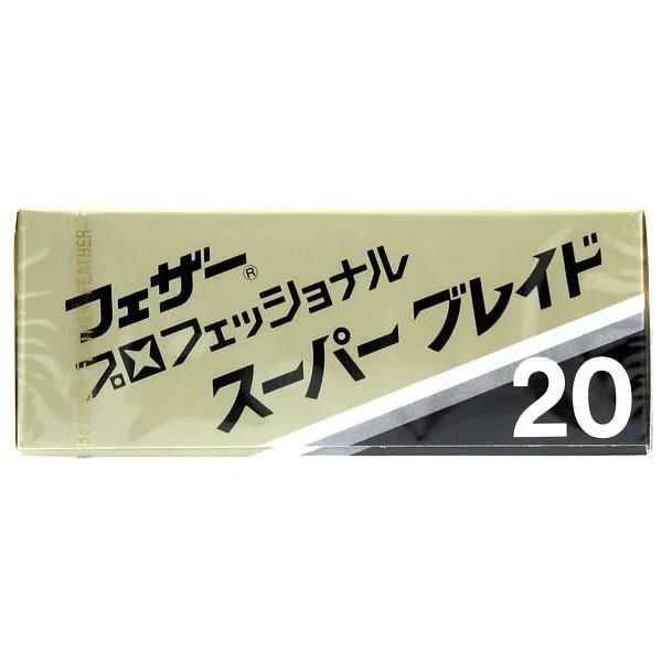 20 Feather Professional Super Single-Edge Razor Blades