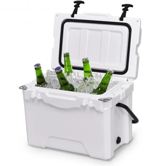 20QT Handle Lockable Fishing Camping Cooler Ice Chest