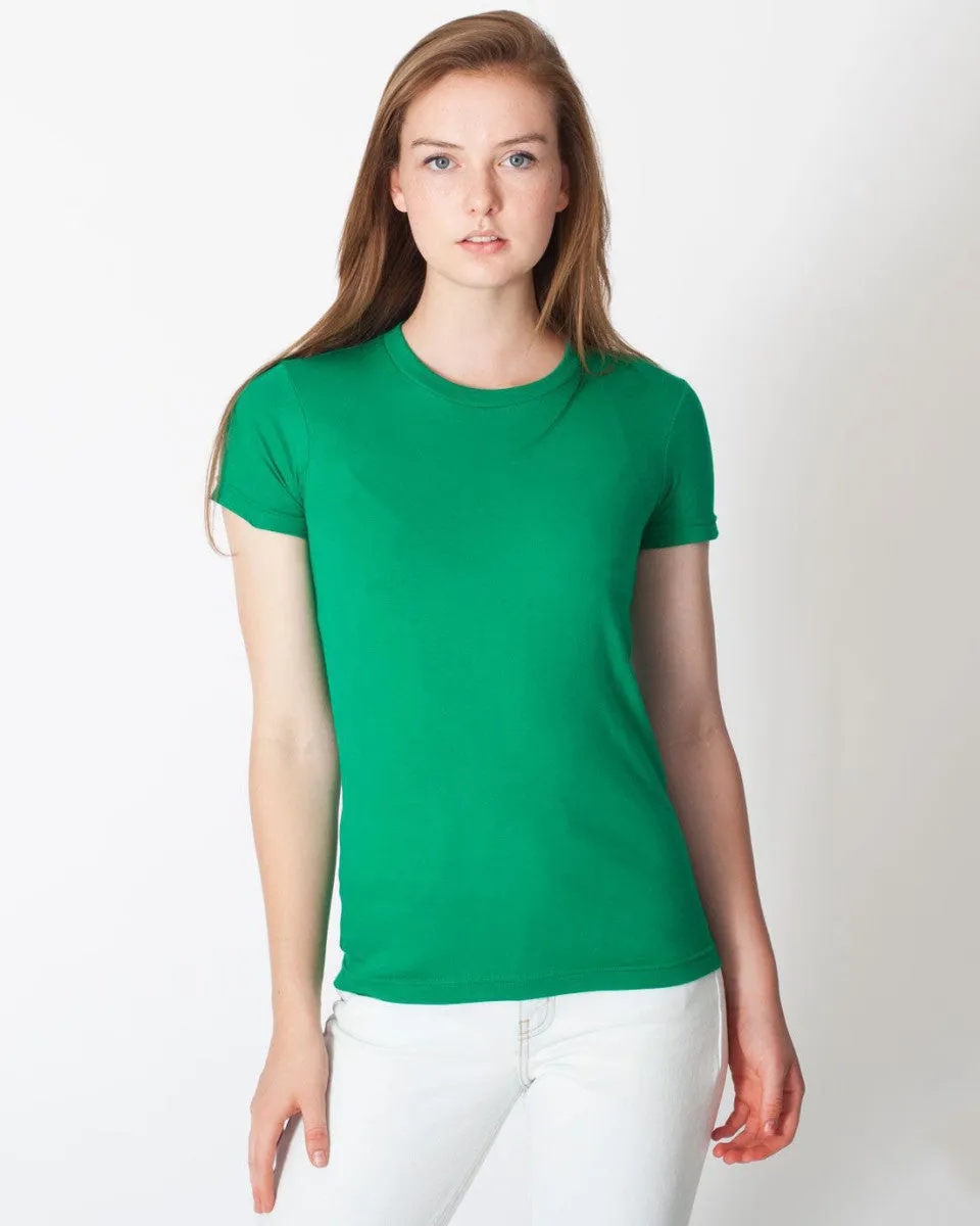 2102W American Apparel Women's Fine Jersey Tee