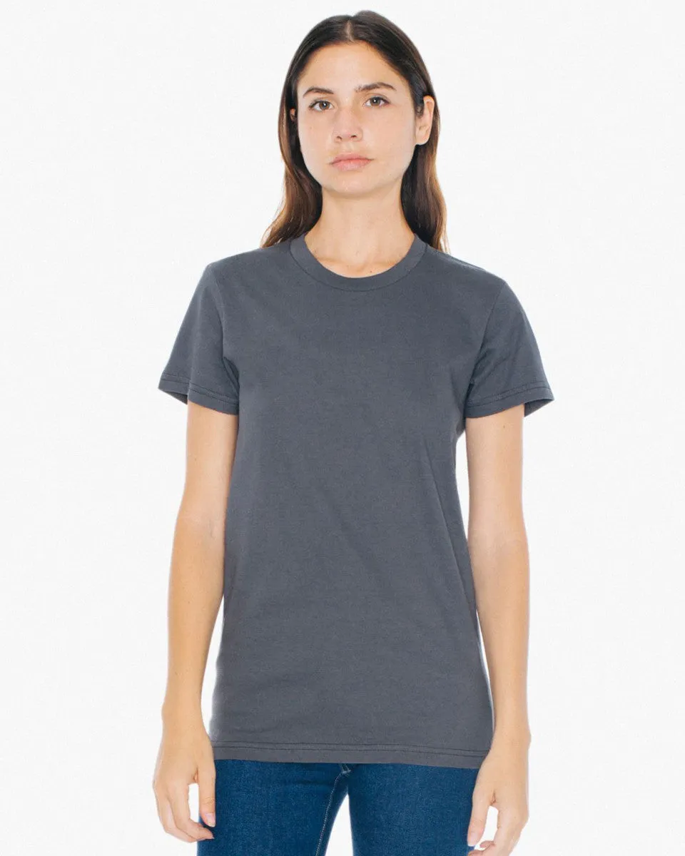 2102W American Apparel Women's Fine Jersey Tee