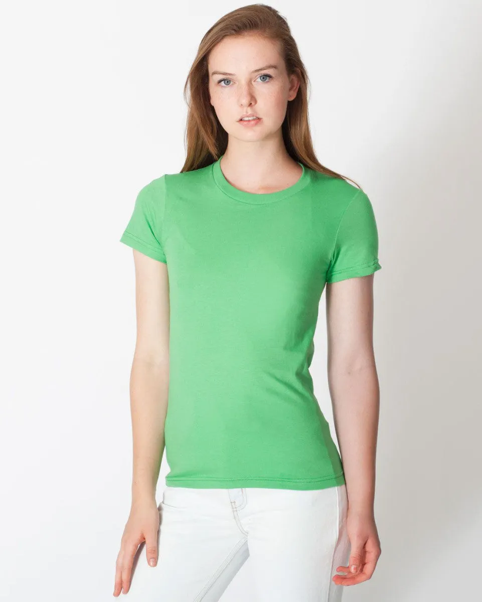 2102W American Apparel Women's Fine Jersey Tee