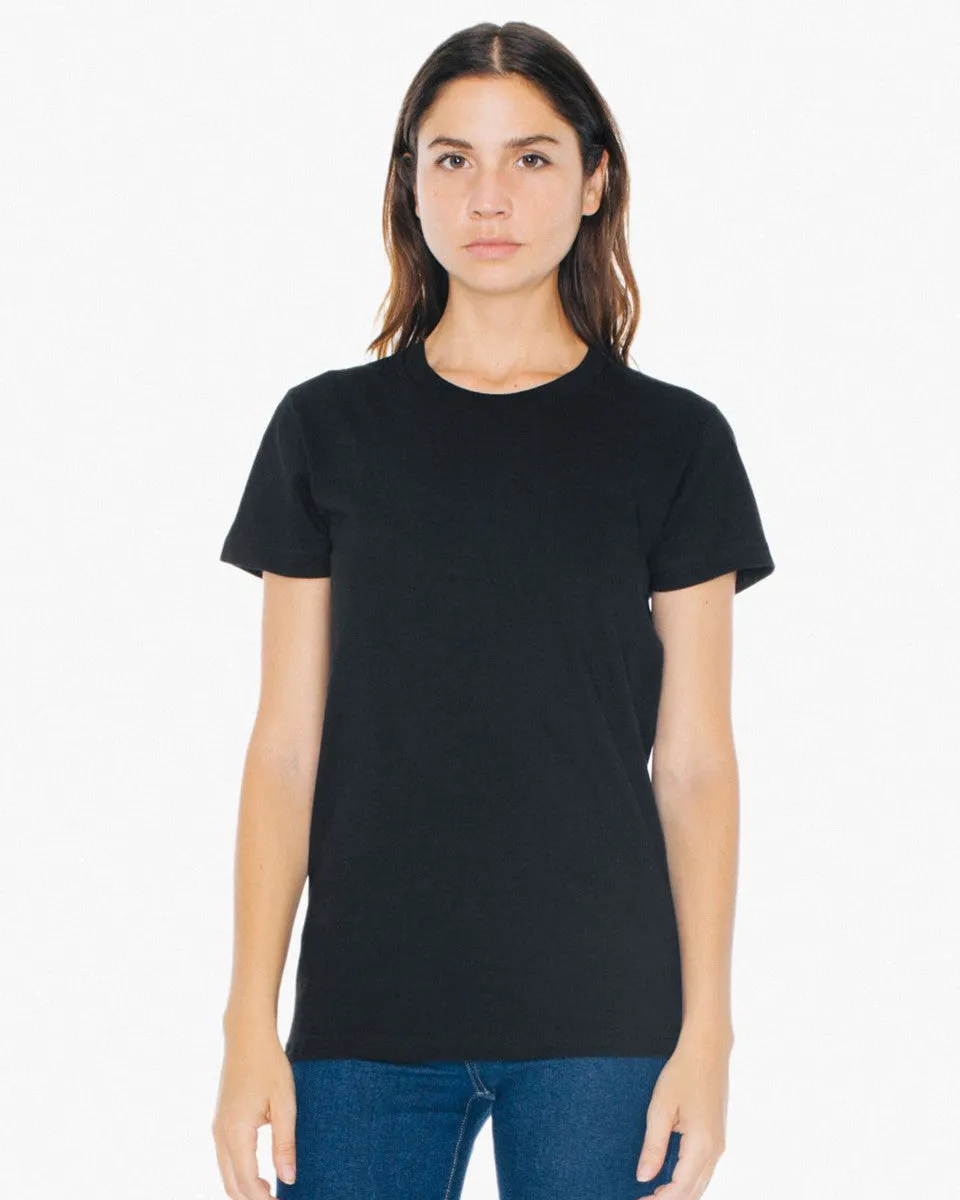 2102W American Apparel Women's Fine Jersey Tee