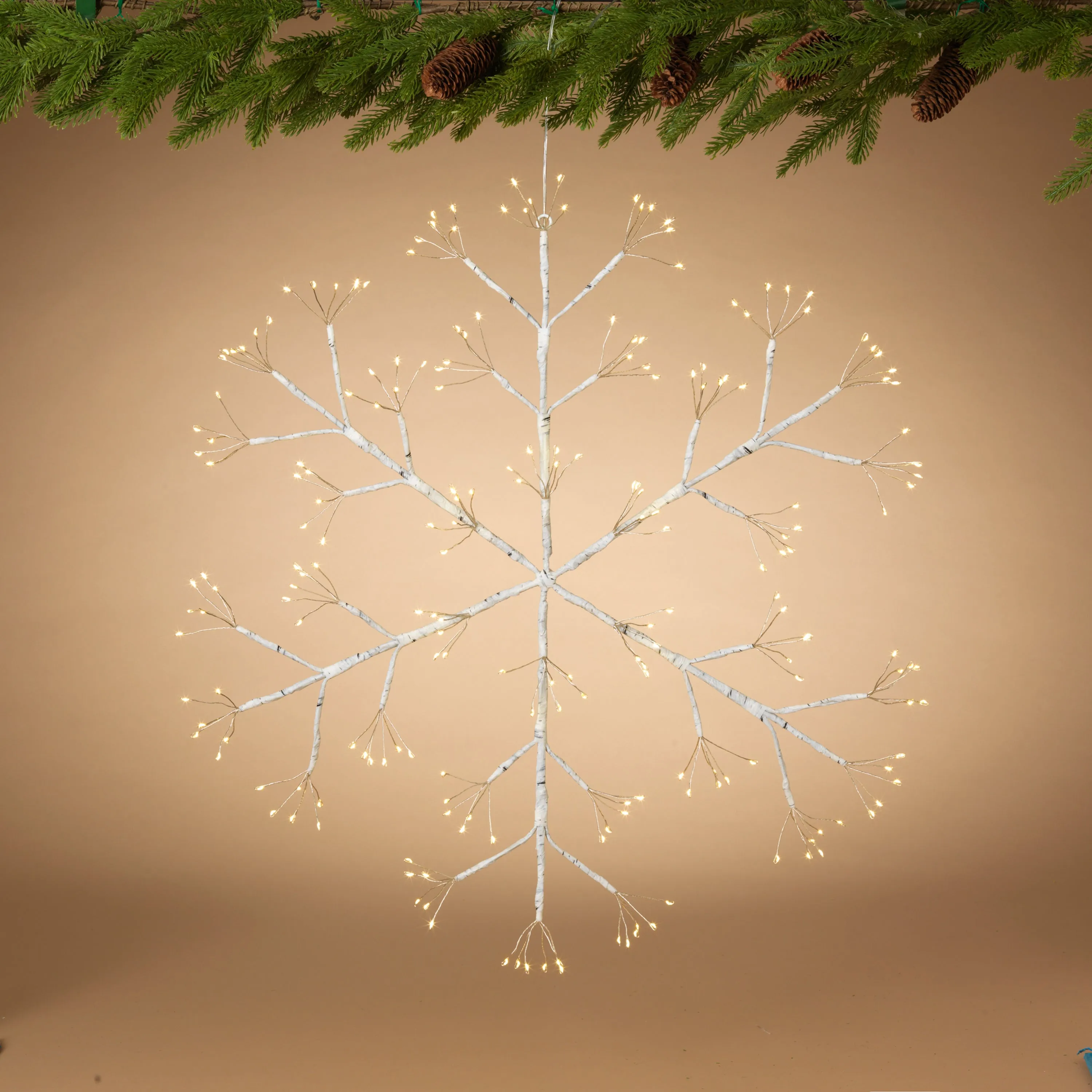 24 in Firecracker LED Snowflake, Outdoor Holiday Decor