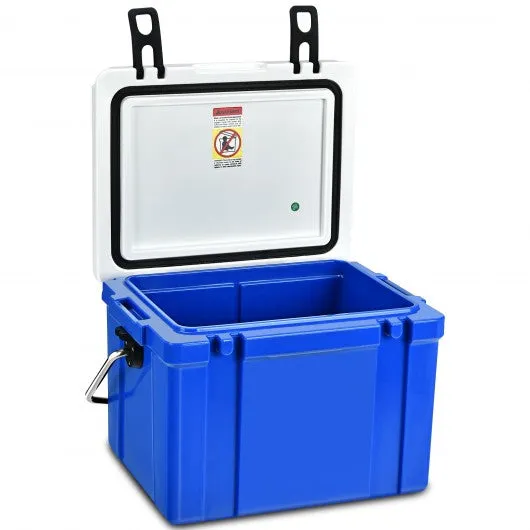 26 Quart Portable Cooler with Food Grade Material-Blue