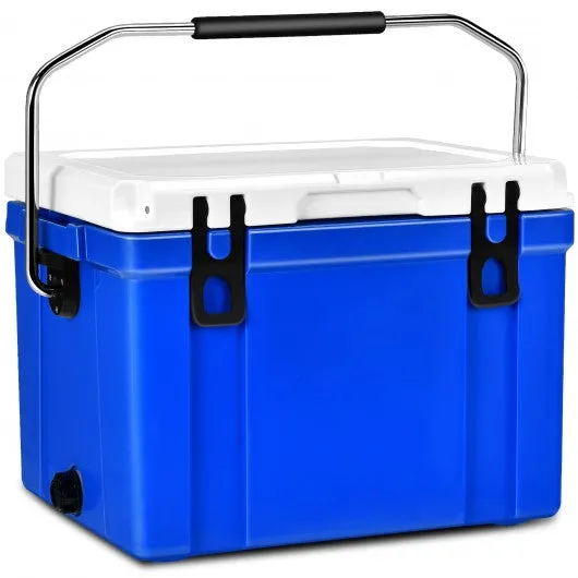 26 Quart Portable Cooler with Food Grade Material-Blue