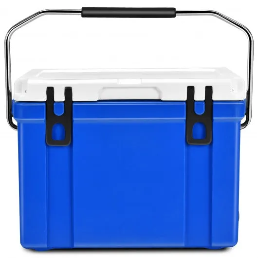 26 Quart Portable Cooler with Food Grade Material-Blue