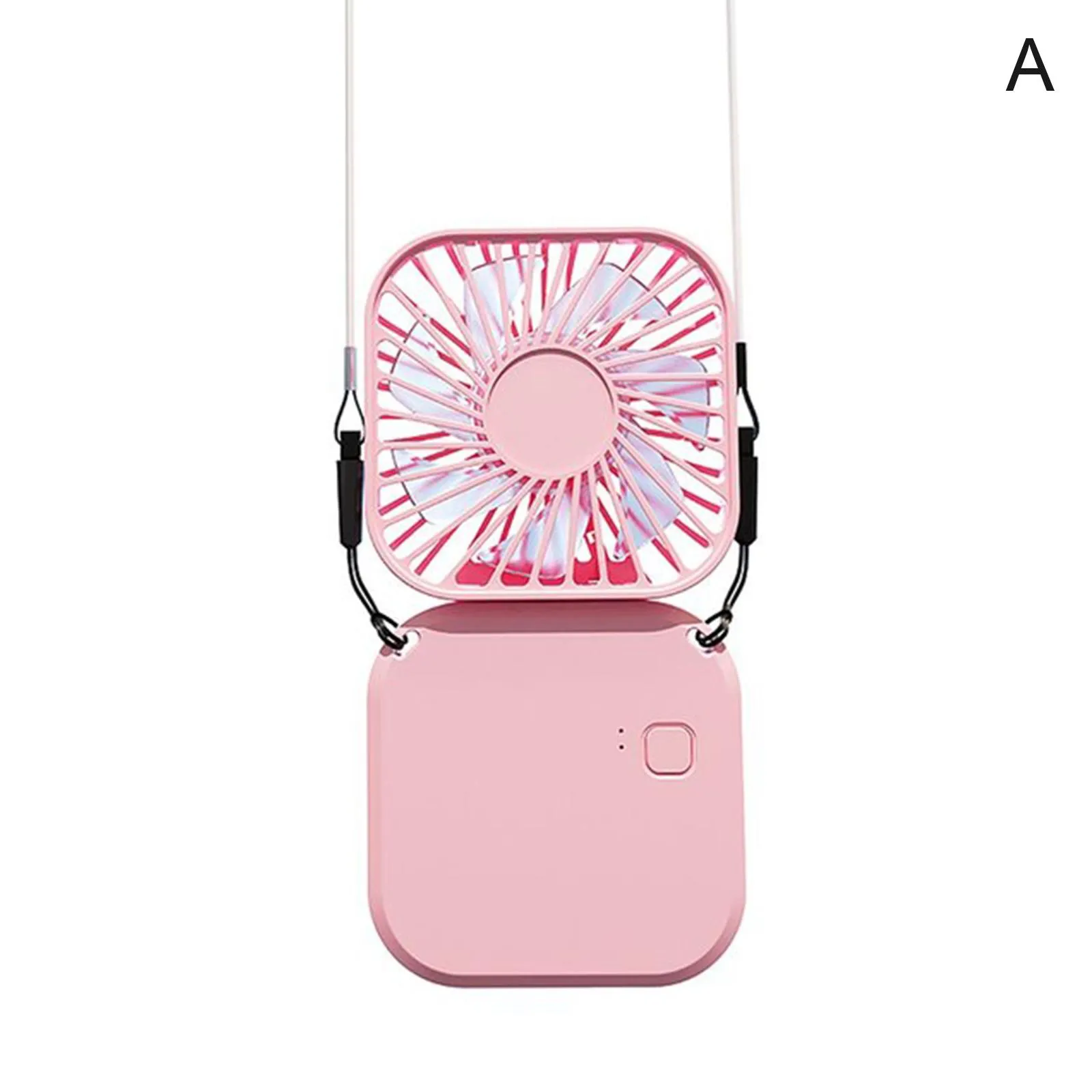 3-in-1 Fan Hanging Neck Foldable Small Electric Fan Outdoor Handheld Sports 3-speed Portable Mi P9X7