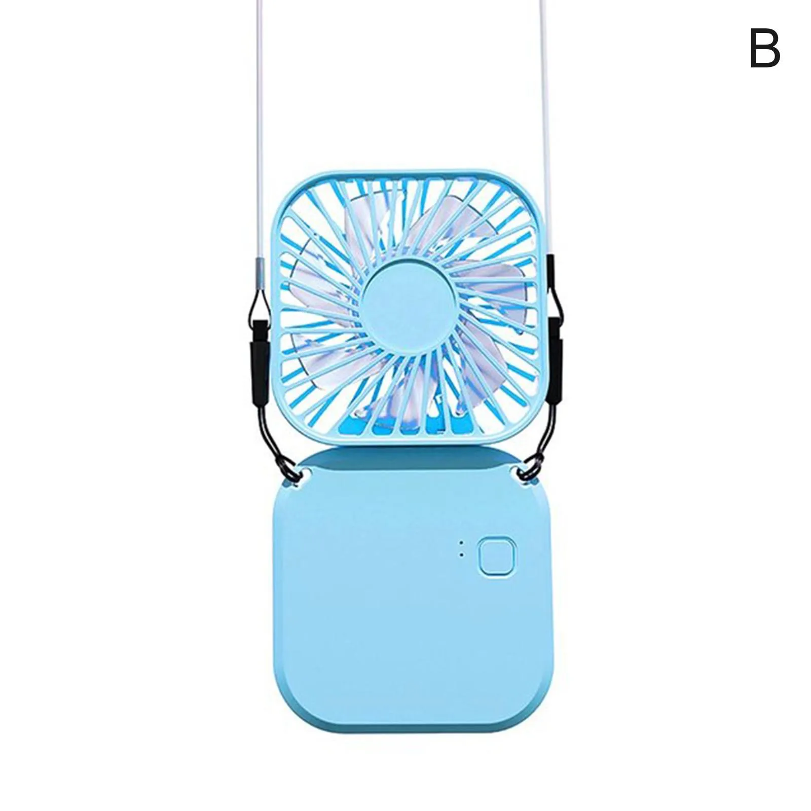 3-in-1 Fan Hanging Neck Foldable Small Electric Fan Outdoor Handheld Sports 3-speed Portable Mi P9X7