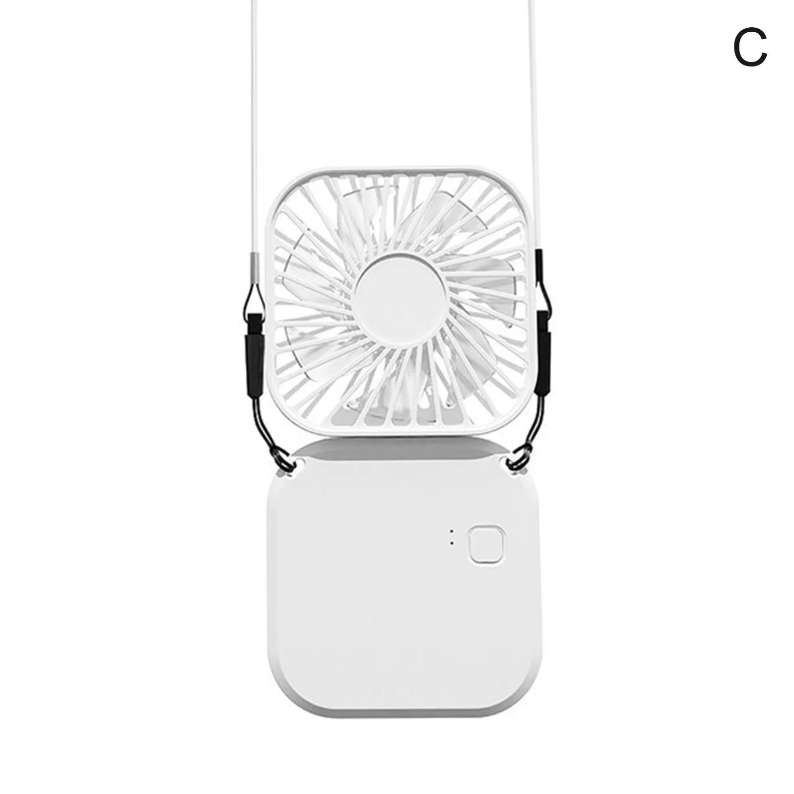 3-in-1 Fan Hanging Neck Foldable Small Electric Fan Outdoor Handheld Sports 3-speed Portable Mi P9X7