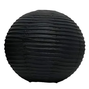 30cm Plain Paper Lantern - Black