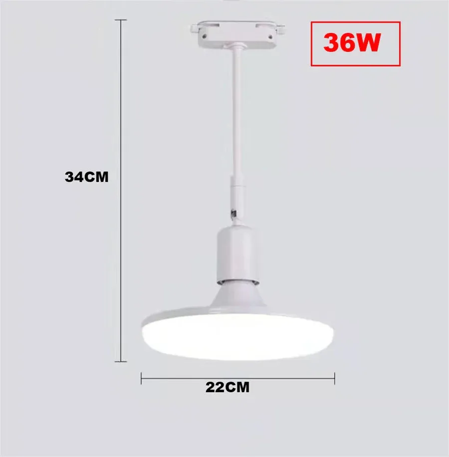 36W 50W High Brightness Adjustable LED Track Light E27 Track Line Lamp Rail Track Lamp Spotlight