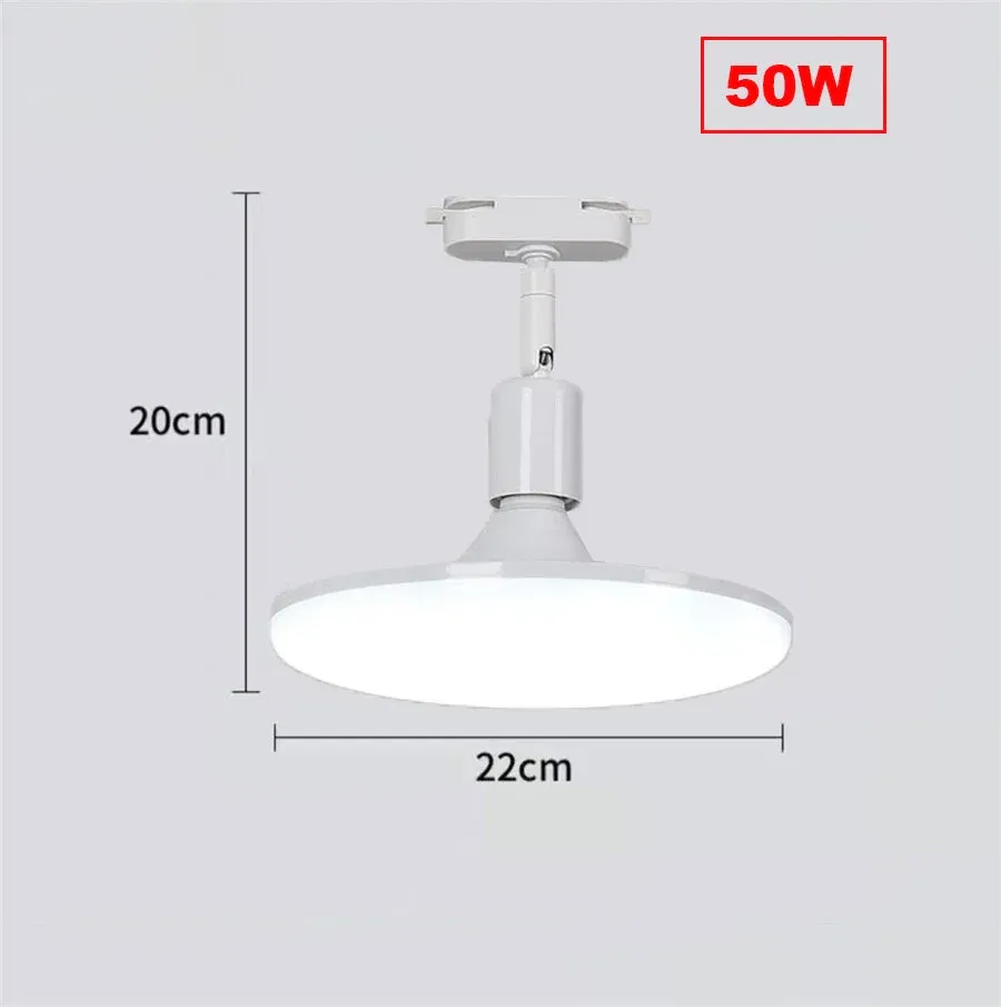 36W 50W High Brightness Adjustable LED Track Light E27 Track Line Lamp Rail Track Lamp Spotlight