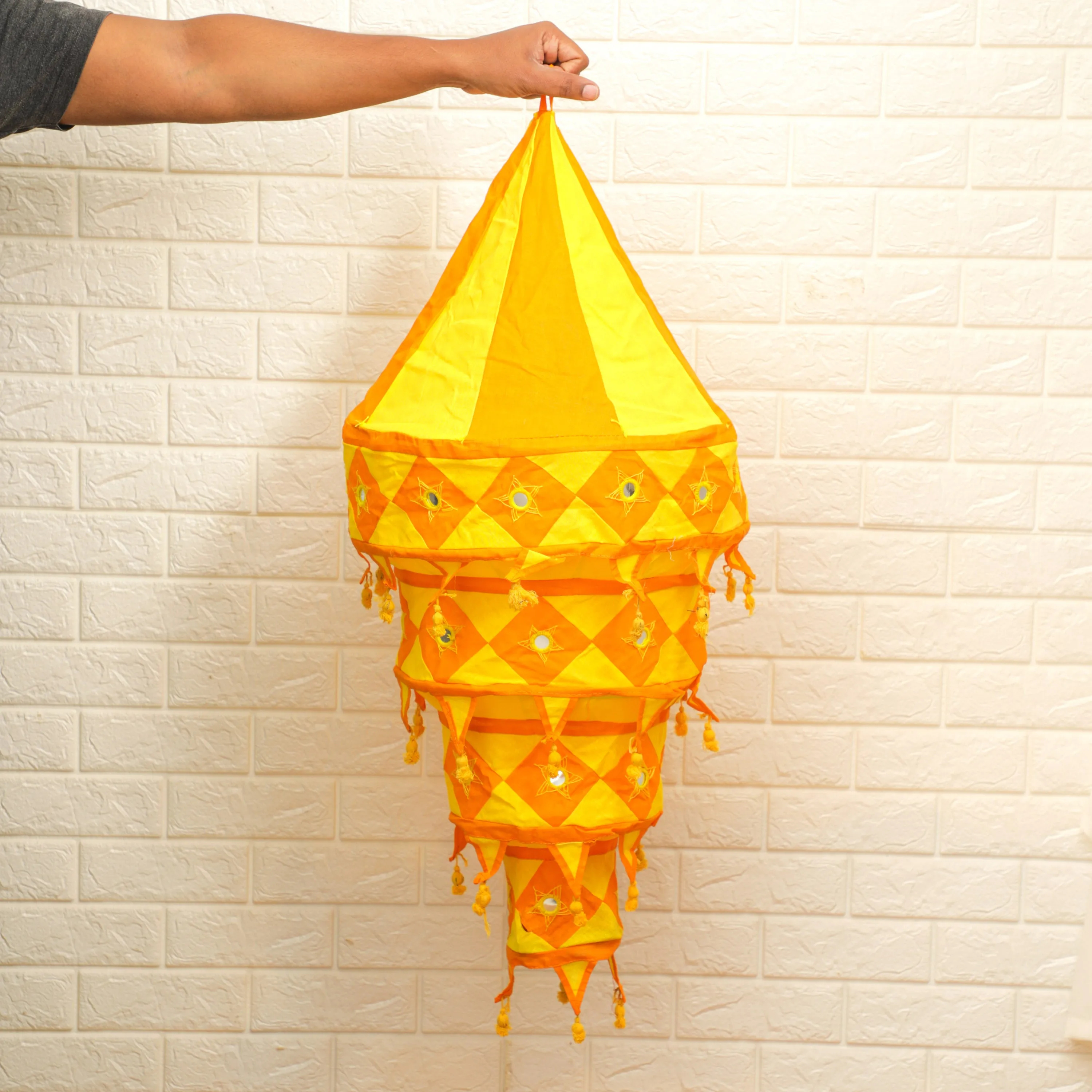 4-Step PIPLI Fabric Lantern