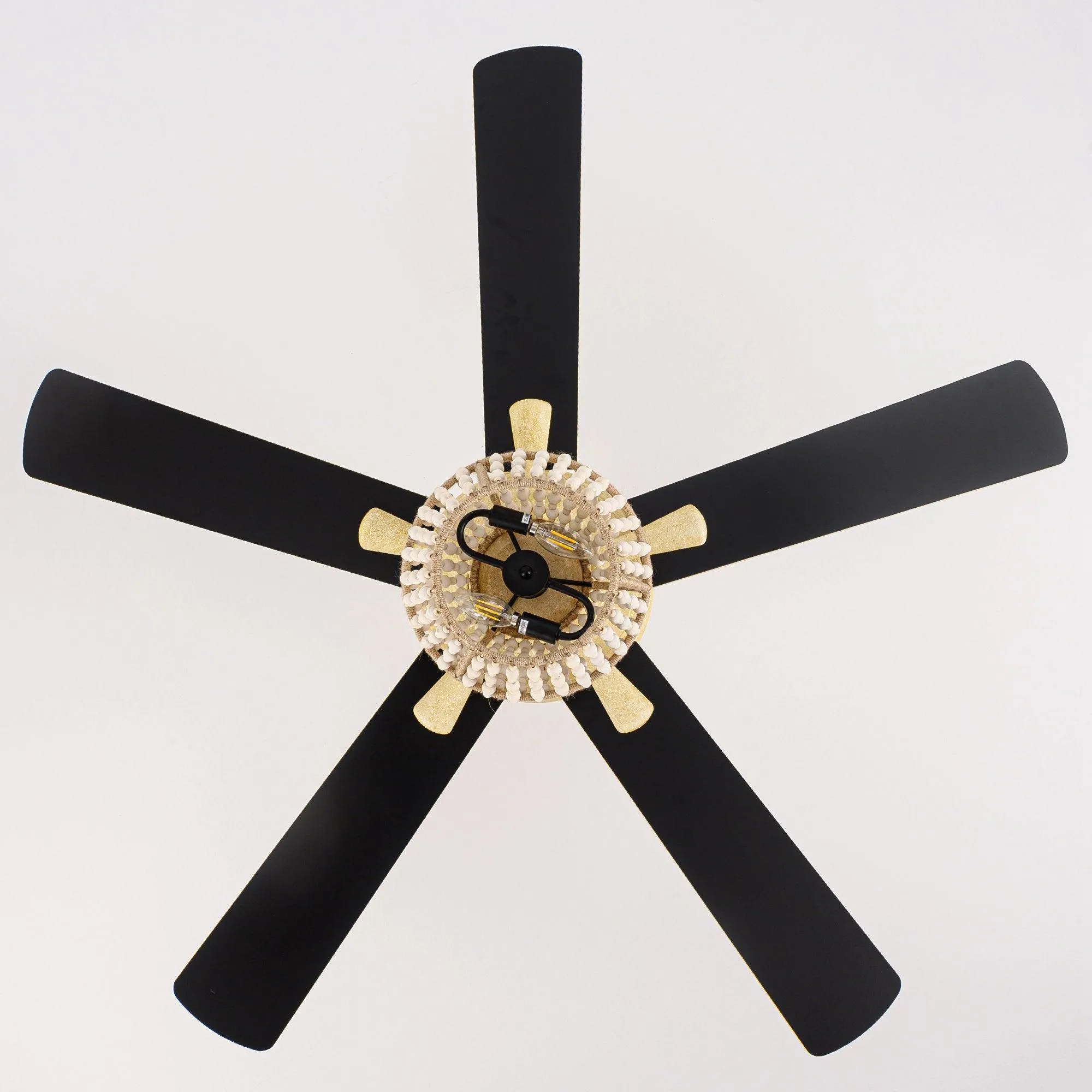 52" Pune Farmhouse Downrod Mount Reversible Ceiling Fan with Lighting and Remote Control