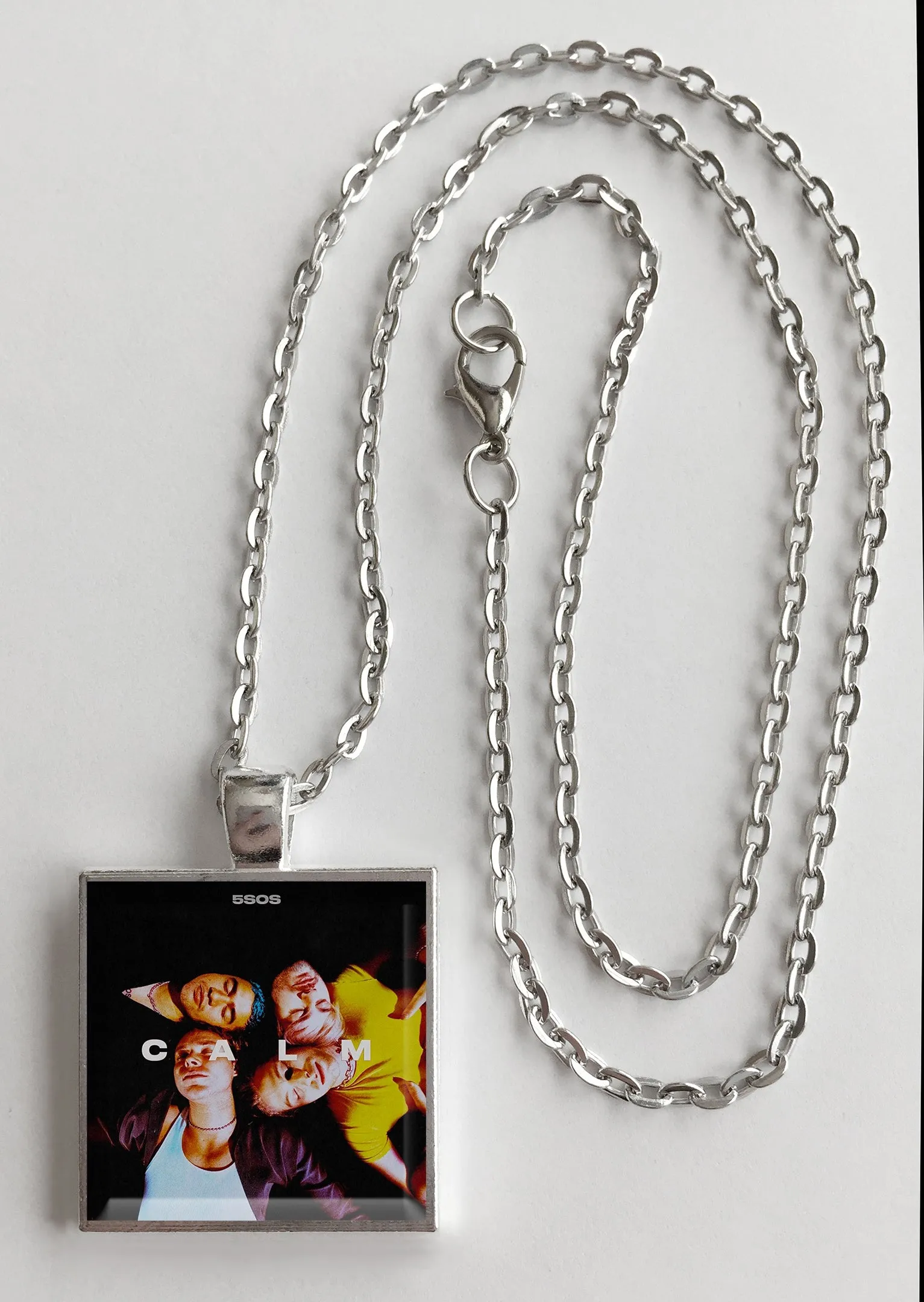 5SOS 5 Seconds of Summer - Calm - Album Cover Art Pendant Necklace