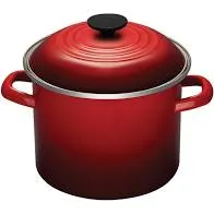 6 QT STOCKPOT CERISE