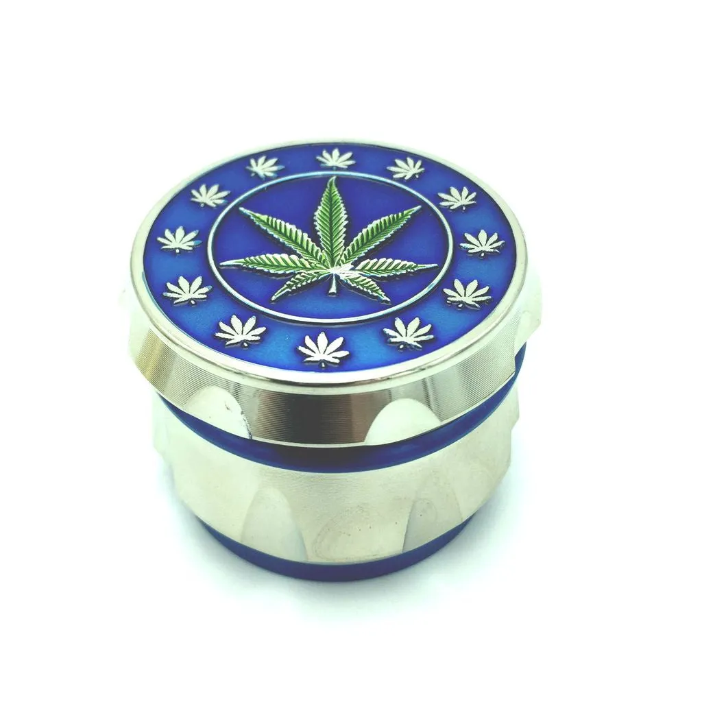 60mm Metal 4 Part Grinder - Multi Leaf