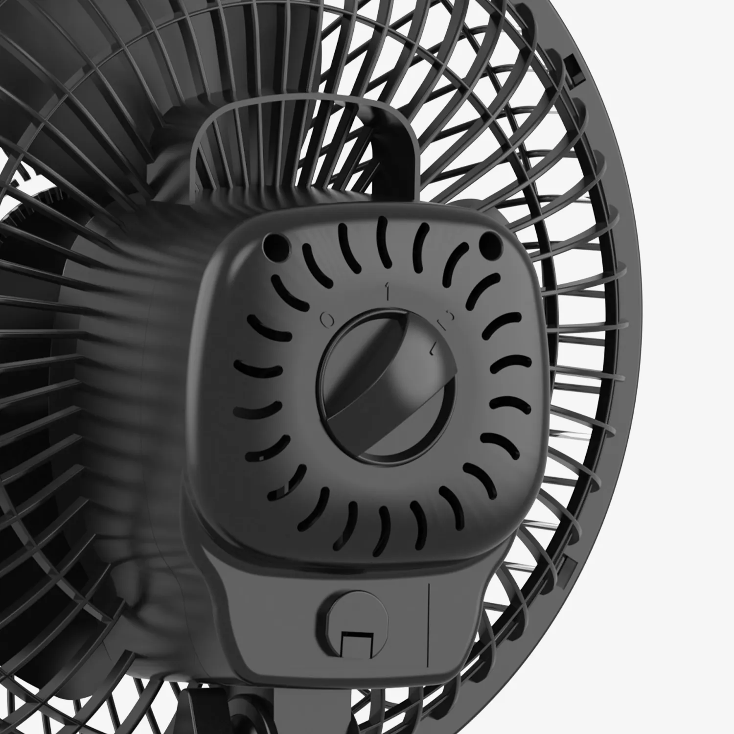 6" Mini Clip Fan - Ultra Quiet & High Power - Black