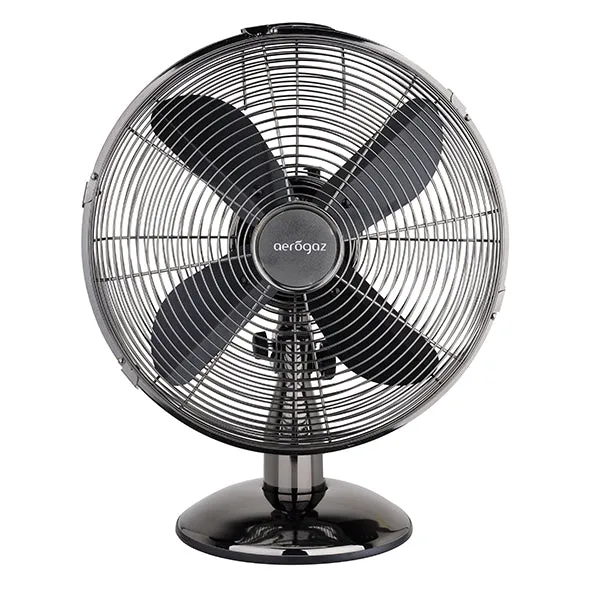 Aerogaz 12 " Table Fan - retro design with 4 metal blades