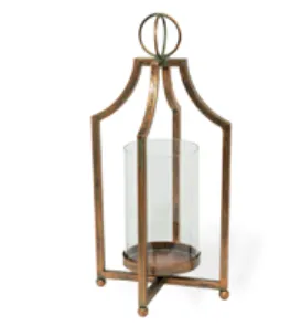 Aged Copper Lantern