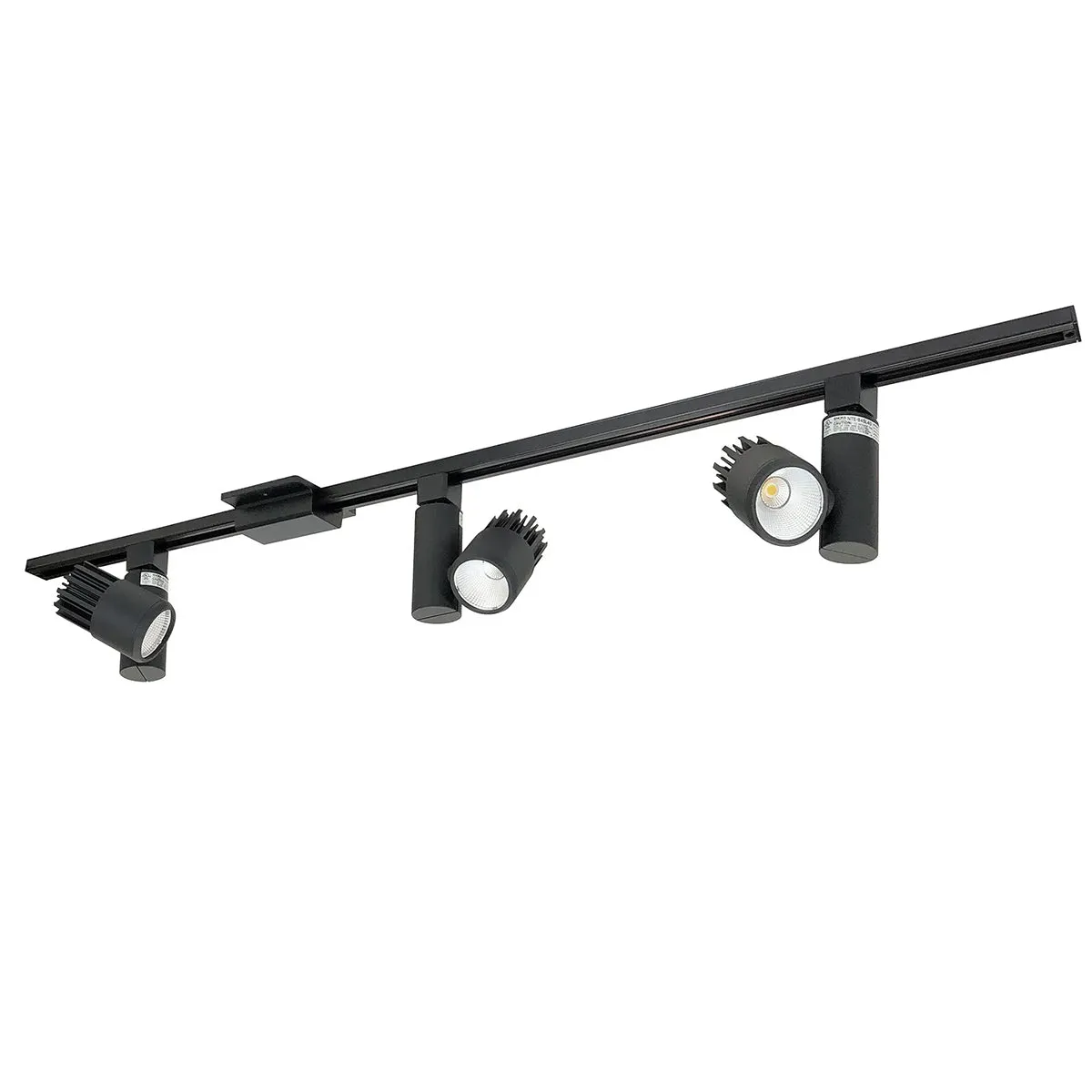 Aiden 4 ft 3 Lights LED Track Kit 45W 4300 Lumens 4000K, Halo, Black