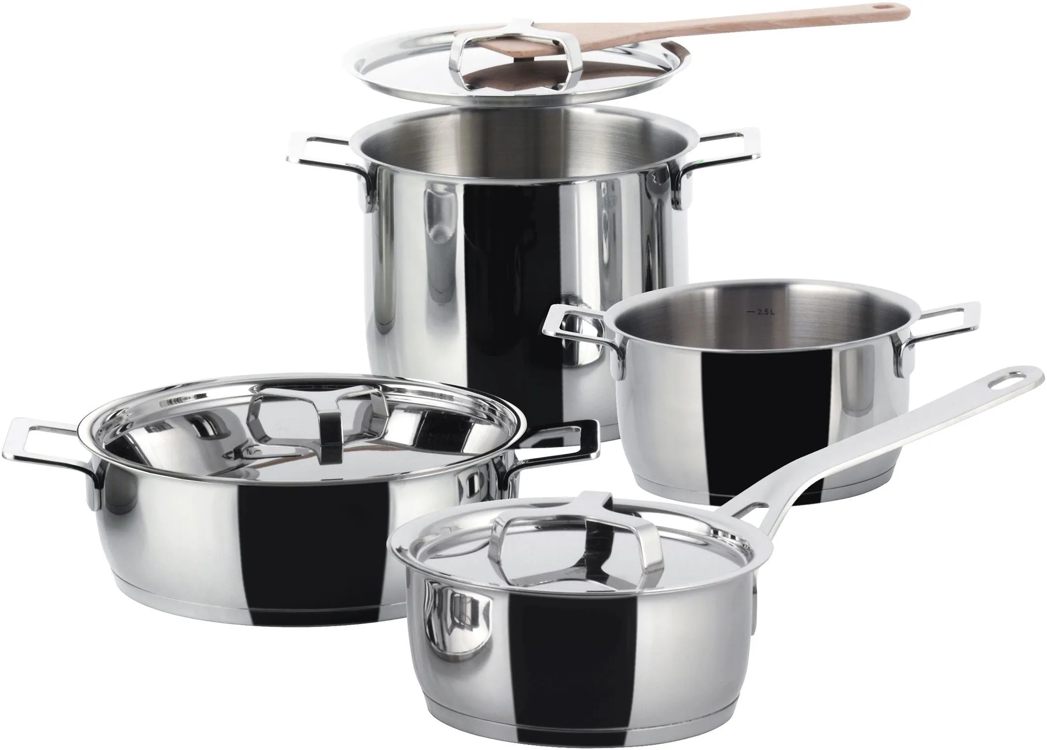 Alessi 7 Piece Pots & Pans Set