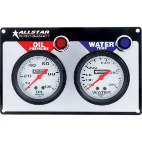 Allstar Performance 2 Gauge Panel (OP/WT) - 2-5/8" Gauges