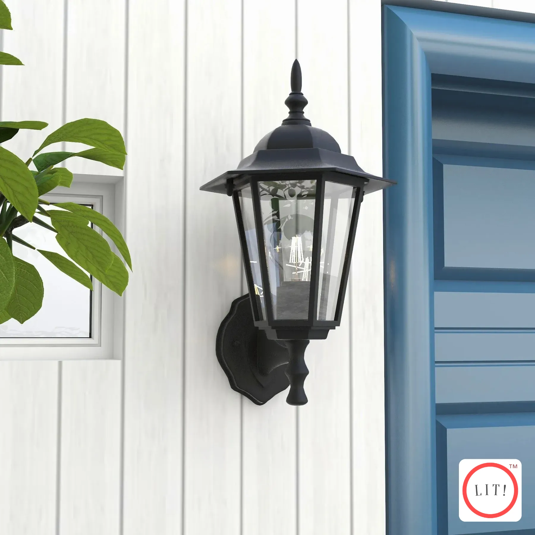 Aluminium Alloy Porch Light Fixtures for Outdoor Garage and Pathway