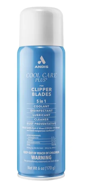 ANDIS COOL CARE PLUS FOR CLIPPER BLADES SPRAY 15.5OZ