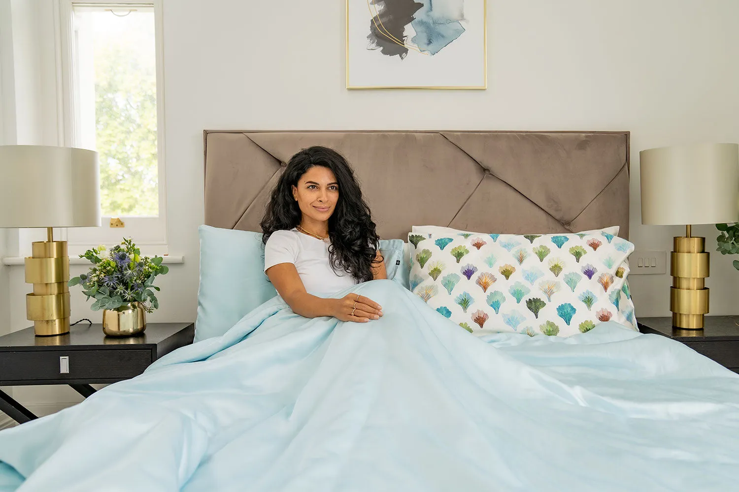 Aqua Fans Pure Silk Pillowcase