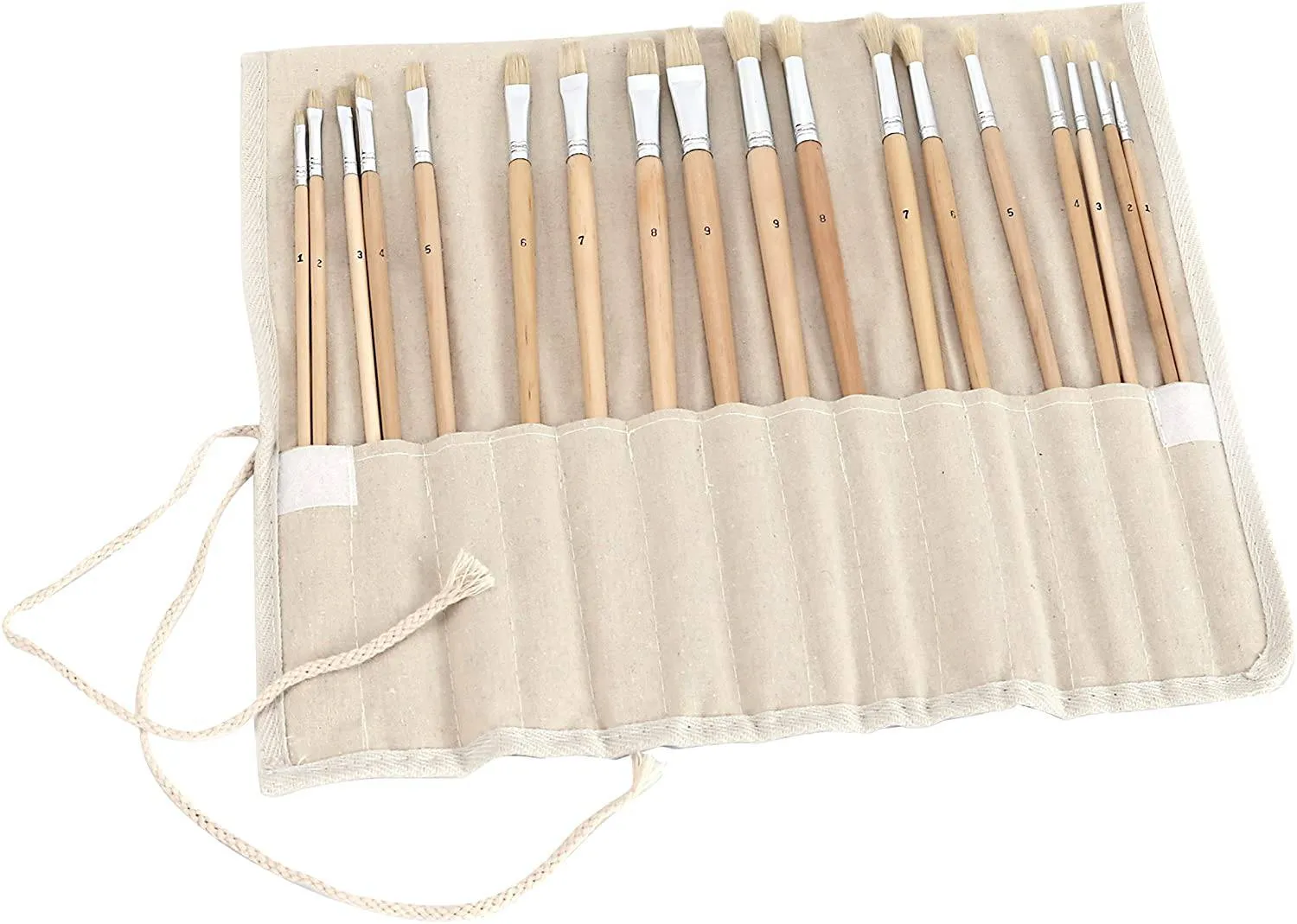 ArtMax Oil/Acrylic Brush Set with Cotton Wrap