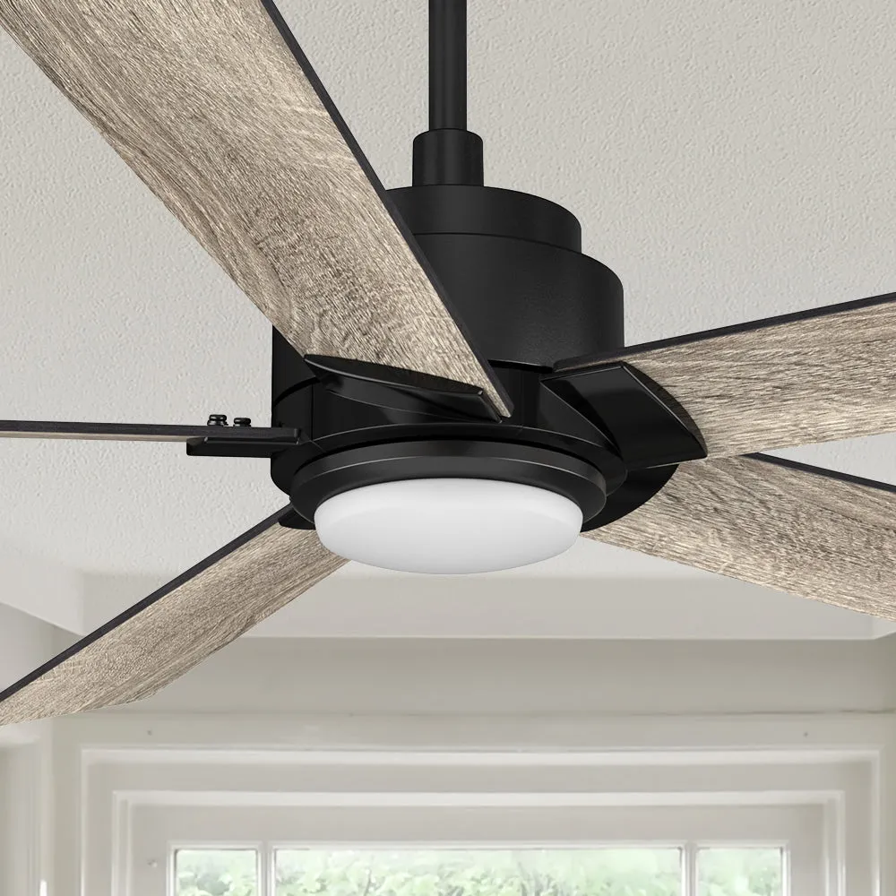 Aspen Smart Ceiling Fan with LED Light and Remote Outdoor/Indoor 48"