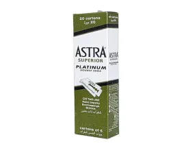 Astra Double Edge Razor Blades 100 Blades