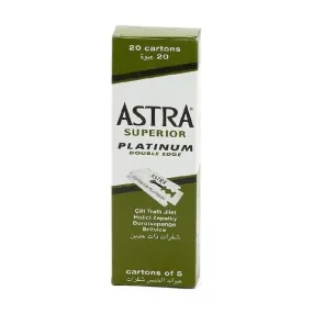 Astra Superior Platinum Double Edge 20 cartons of 5 pieces