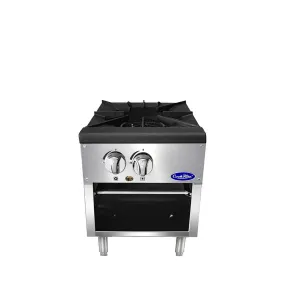 Atosa ATSP-18-1 20" Natural Gas 1-Burner Stock Pot Stove - 80,000 BTU