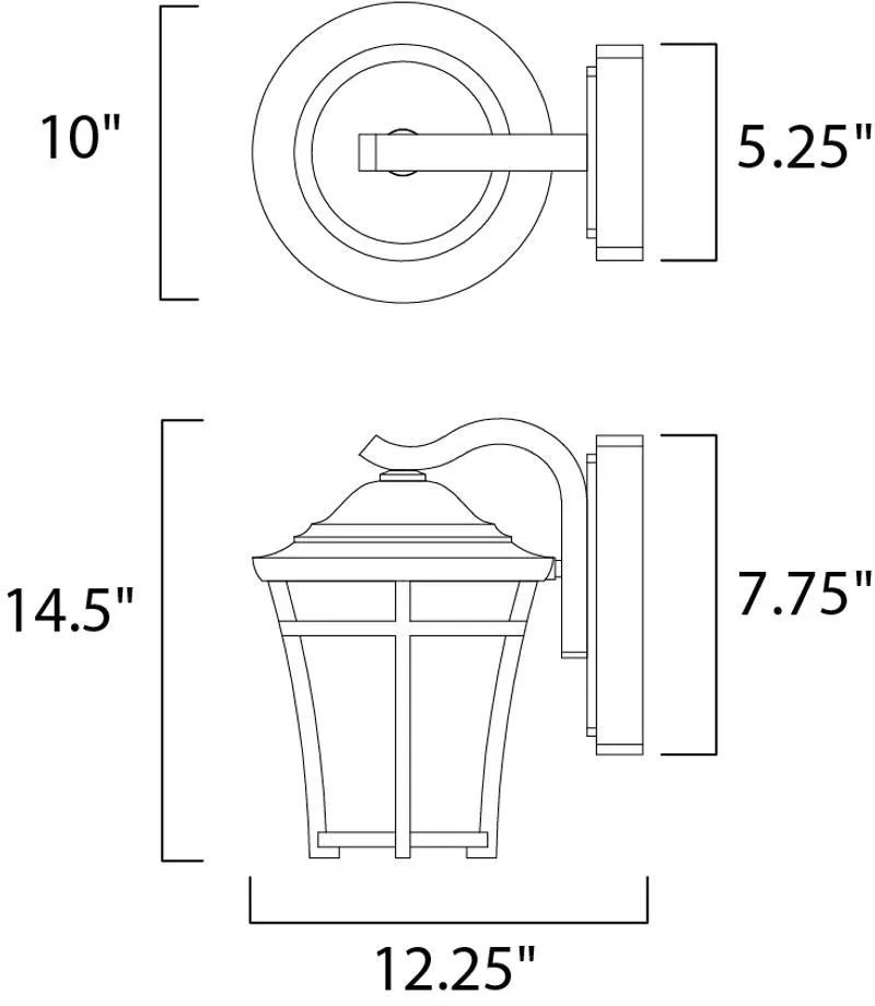 Balboa DC E26 Outdoor Wall Sconce