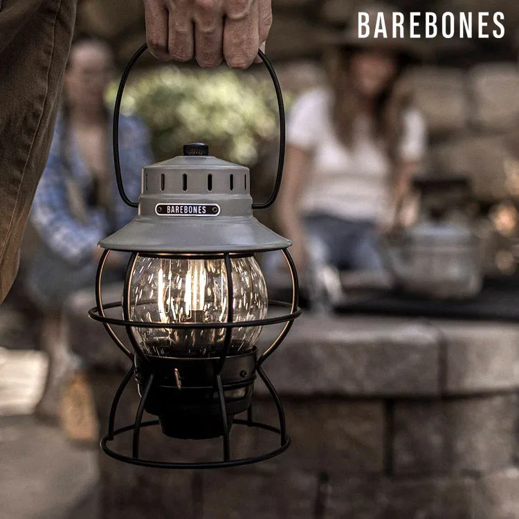 Barebones Railroad Lantern 充電式 手提鐵路復古營燈 石灰色 LIV-282