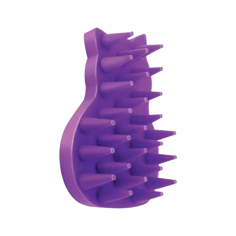 Bathing Brush for Cats Purple by ZoomGroom