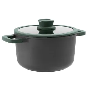 BergHOFF Forest Non-stick Cast Aluminum Stockpot 10", 5.9qt. With Glass Lid