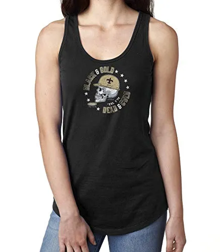 Black & Gold 'Til I'm Dead & Cold Black Ladies Shirt (Sm-2X)