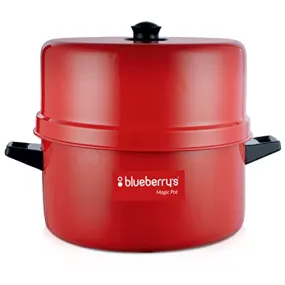 Blueberry's 1.5 Kg Aluminum Choodarapetty Thermal Rice Cooker with Gasket,Induction Based Inner Pot,Made in INDIA