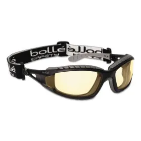 Bolle Tracker Safety Glasses, Yellow Lens, Anti-Fog, Anti-Scratch, Yellow Frame, 40087