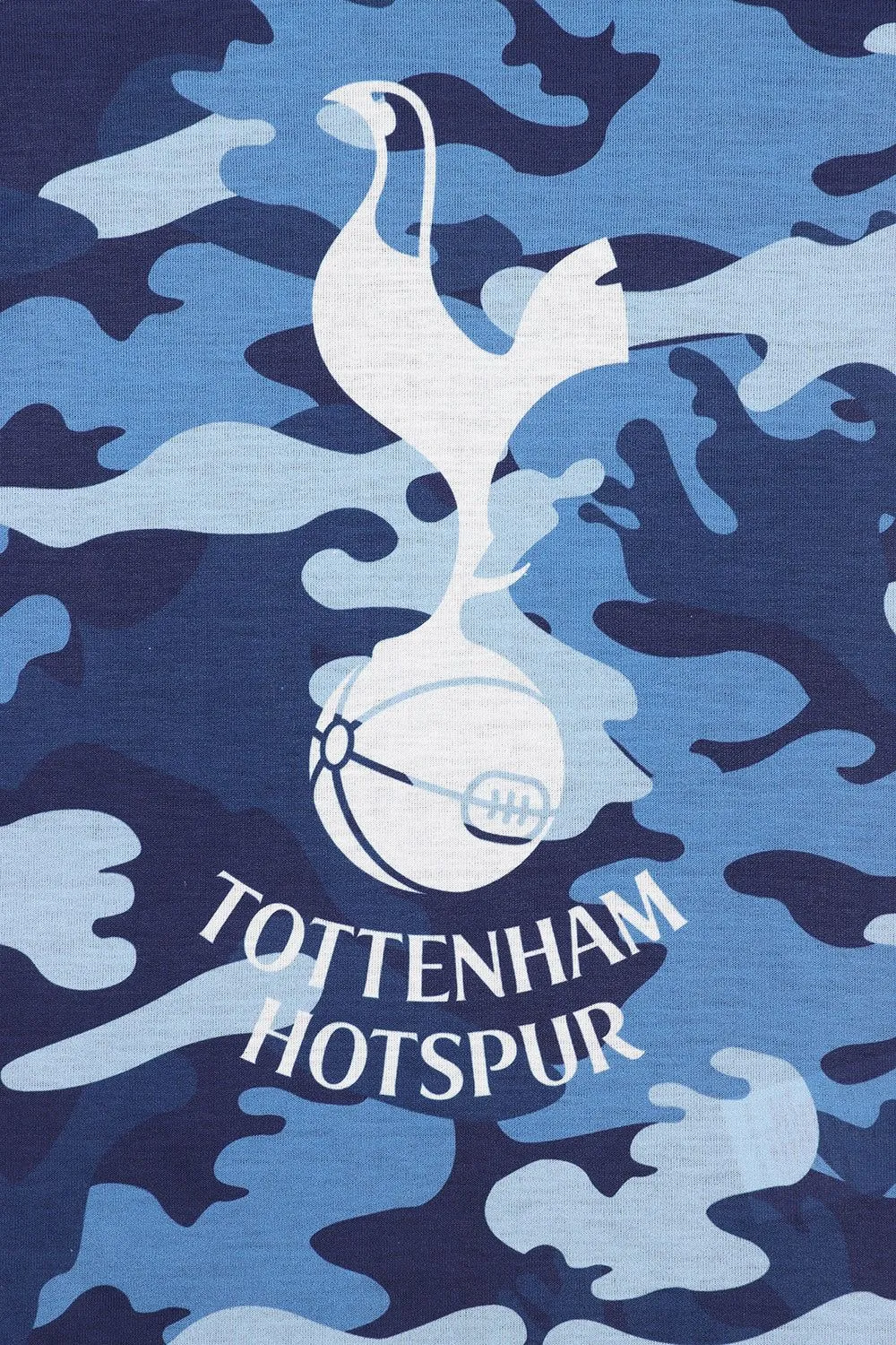 Boys Tottenham FC Spurs Blue Camouflage Long Pyjamas