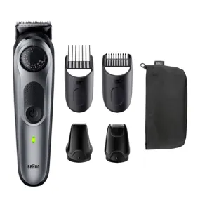 Braun BT 5440 Beard Trimmer 40 Length Settings, Rechargeable 100-min Cordless Runtime & Waterproof