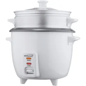 BRENTWOOD TS-480S Rice Cooker with Steamer (15 Cups; 900W)