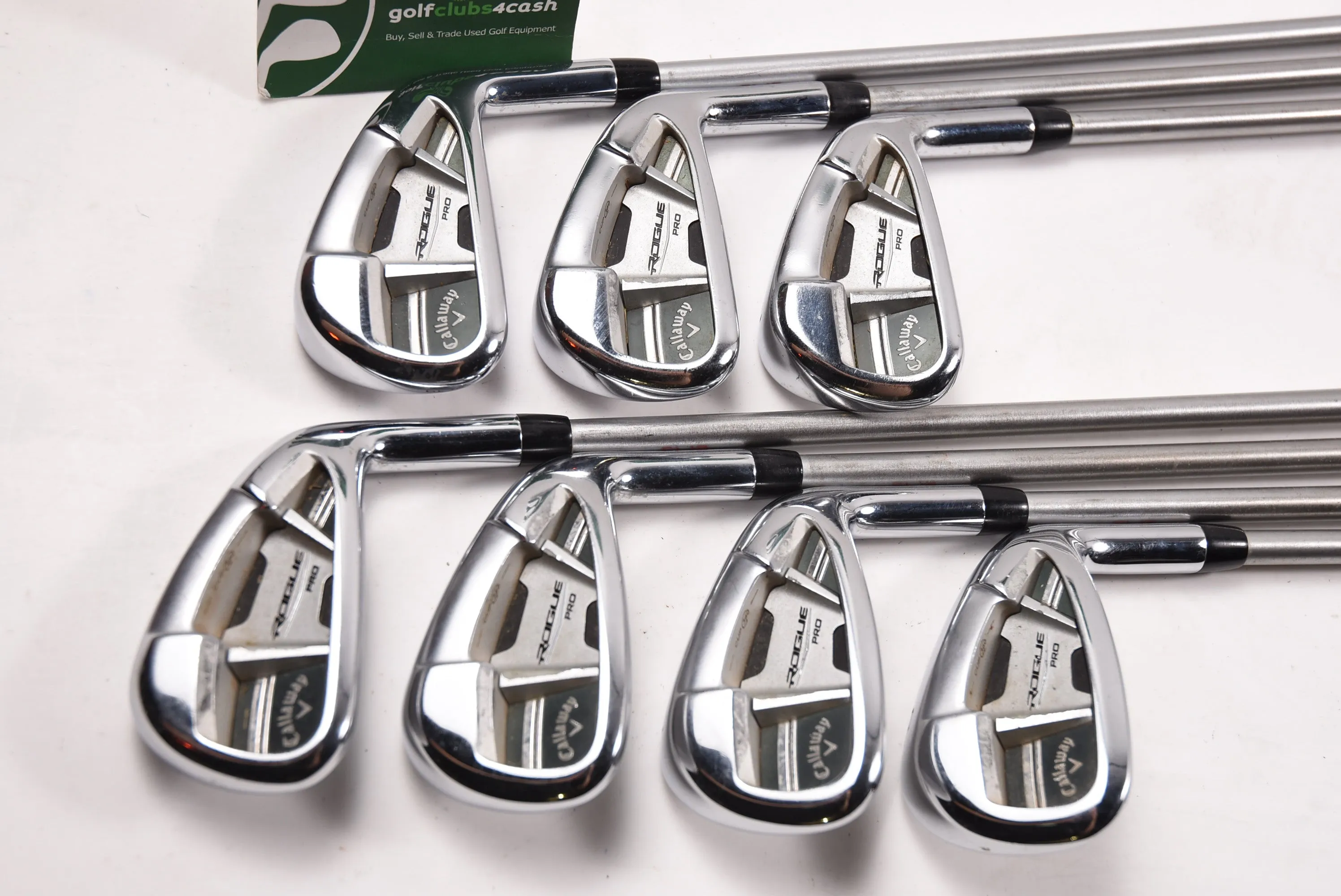 Callaway Rogue Pro Irons / 4-PW / Red / Stiff Flex KBS Tour C-Taper 120 Shafts