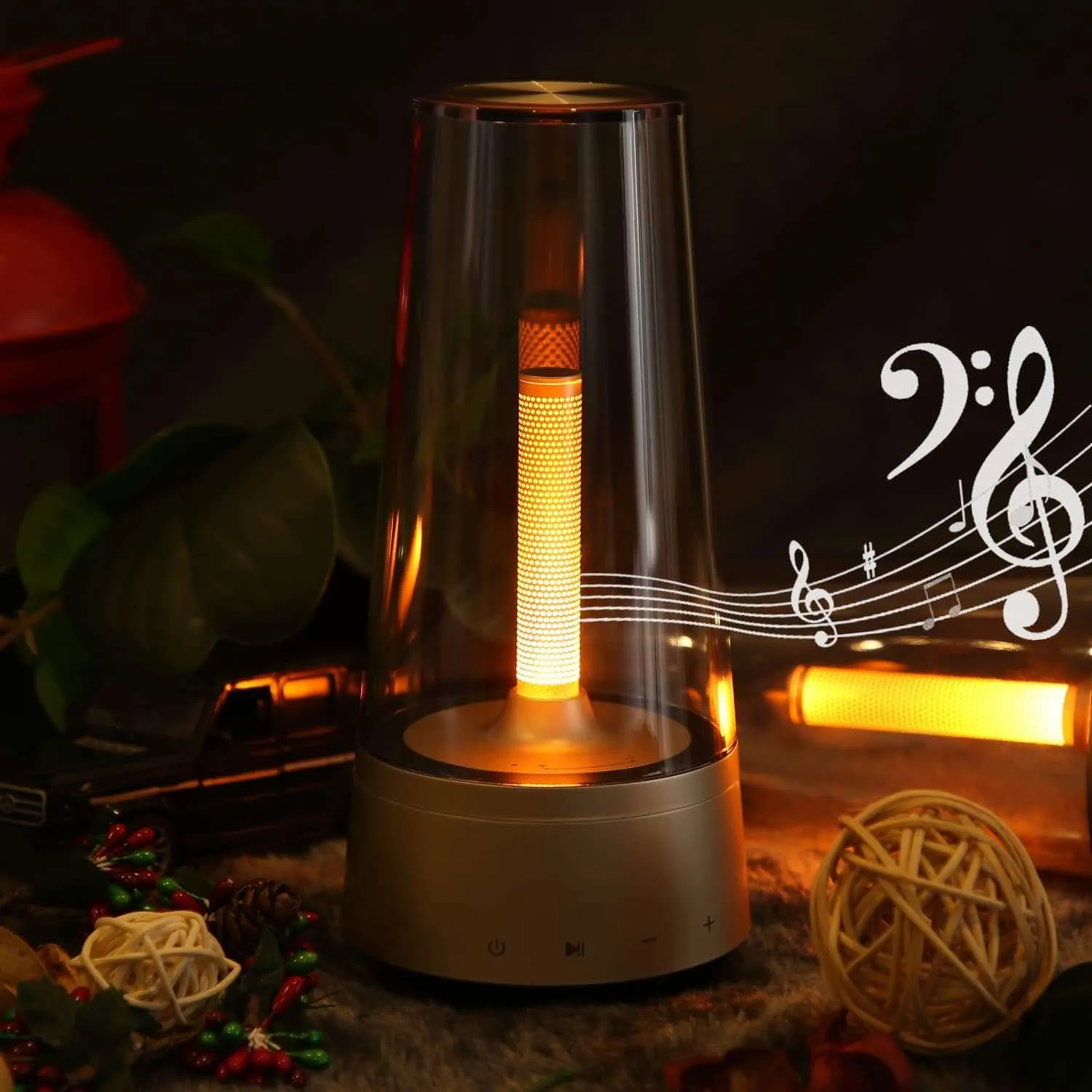 Candle Adjustable Audio Lantern